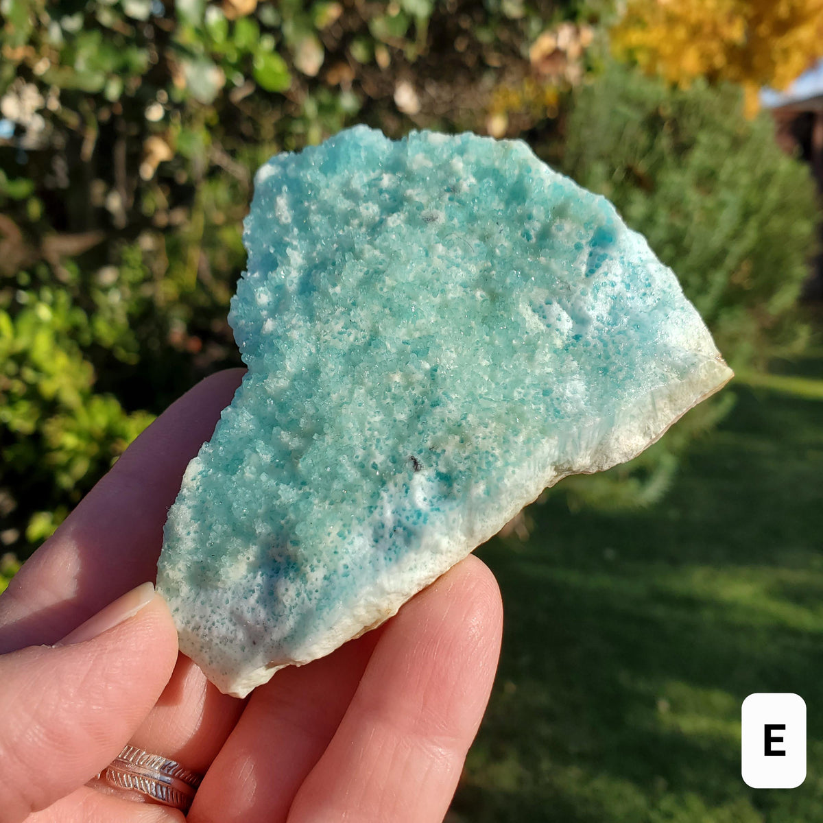 Raw Blue Aragonite Specimen - For Healers and Spiritual Teachers, Helps You Communicate & Deal With Others - Raw Crystal Ocean Stone