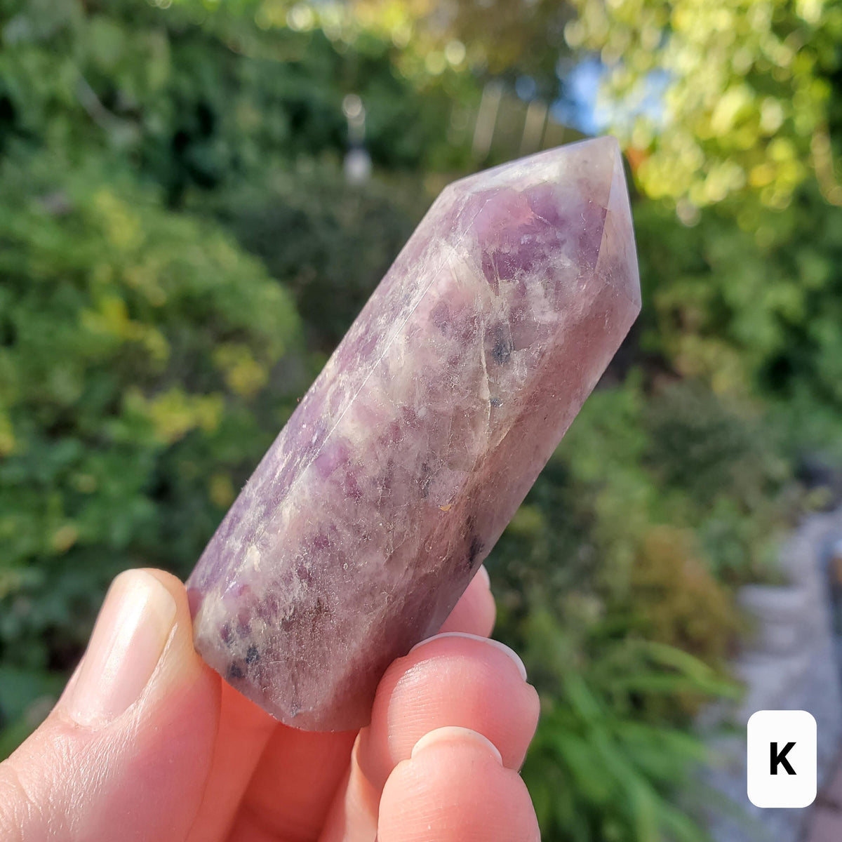 Hexagon Unicorn Towers - Supportive, Calm, Emotional Healing - Pink Tourmaline, Lepidolite, Smokey Quartz, and Cleavelandite