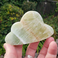 Banded Pistachio Calcite Cloud - Emotional Healing, Pure Love - 3.75" Crystal Green Cloud Stone Healing Crystals Gemstones