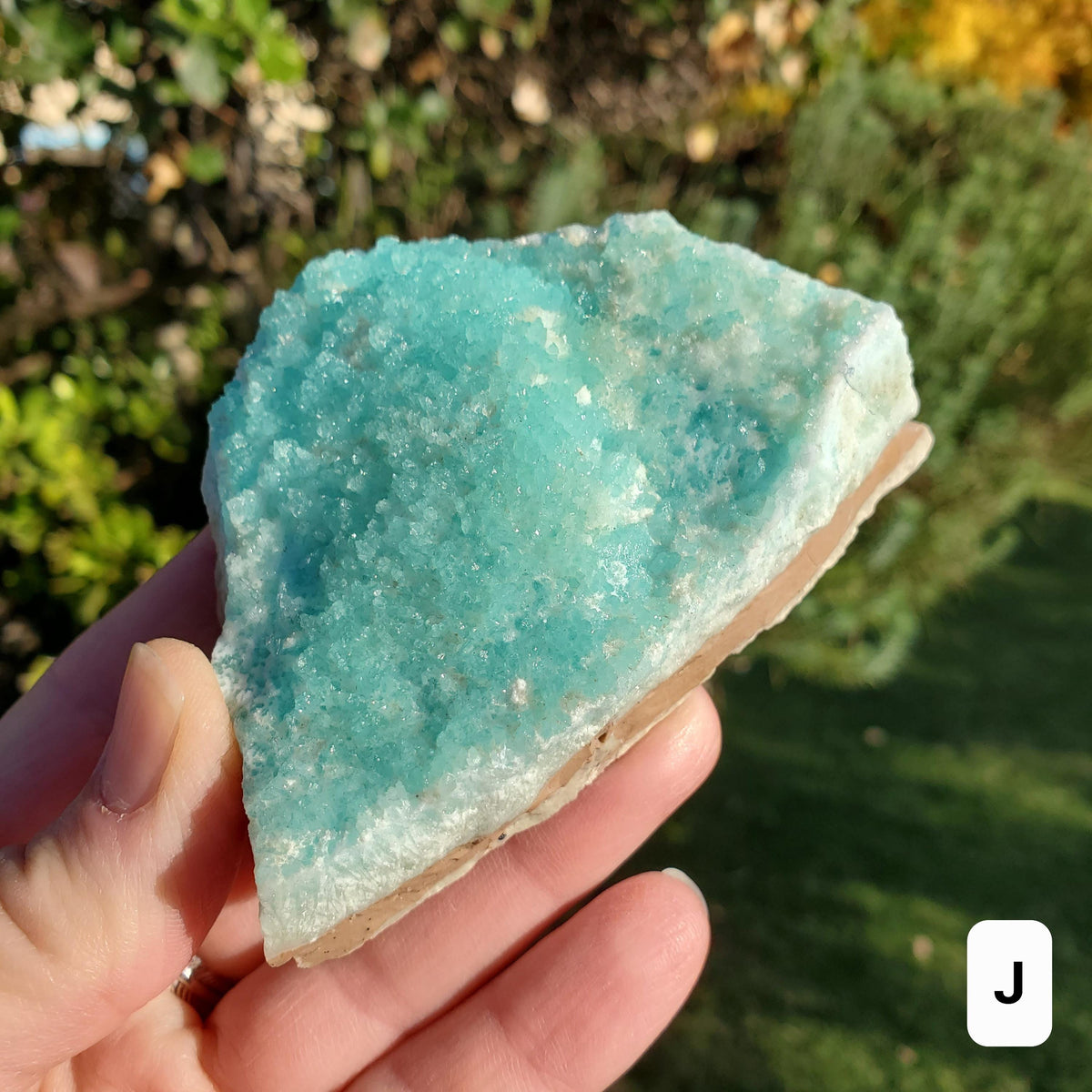 Raw Blue Aragonite Specimen - For Healers and Spiritual Teachers, Helps You Communicate & Deal With Others - Raw Crystal Ocean Stone