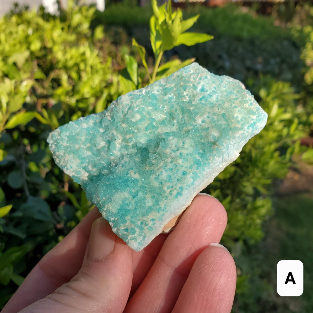 Raw Blue Aragonite Specimen - For Healers and Spiritual Teachers, Helps You Communicate & Deal With Others - Raw Crystal Ocean Stone