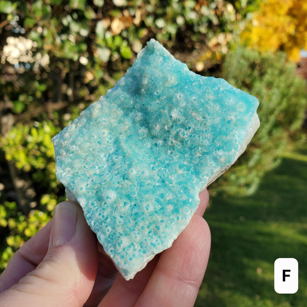 Raw Blue Aragonite Specimen - For Healers and Spiritual Teachers, Helps You Communicate & Deal With Others - Raw Crystal Ocean Stone
