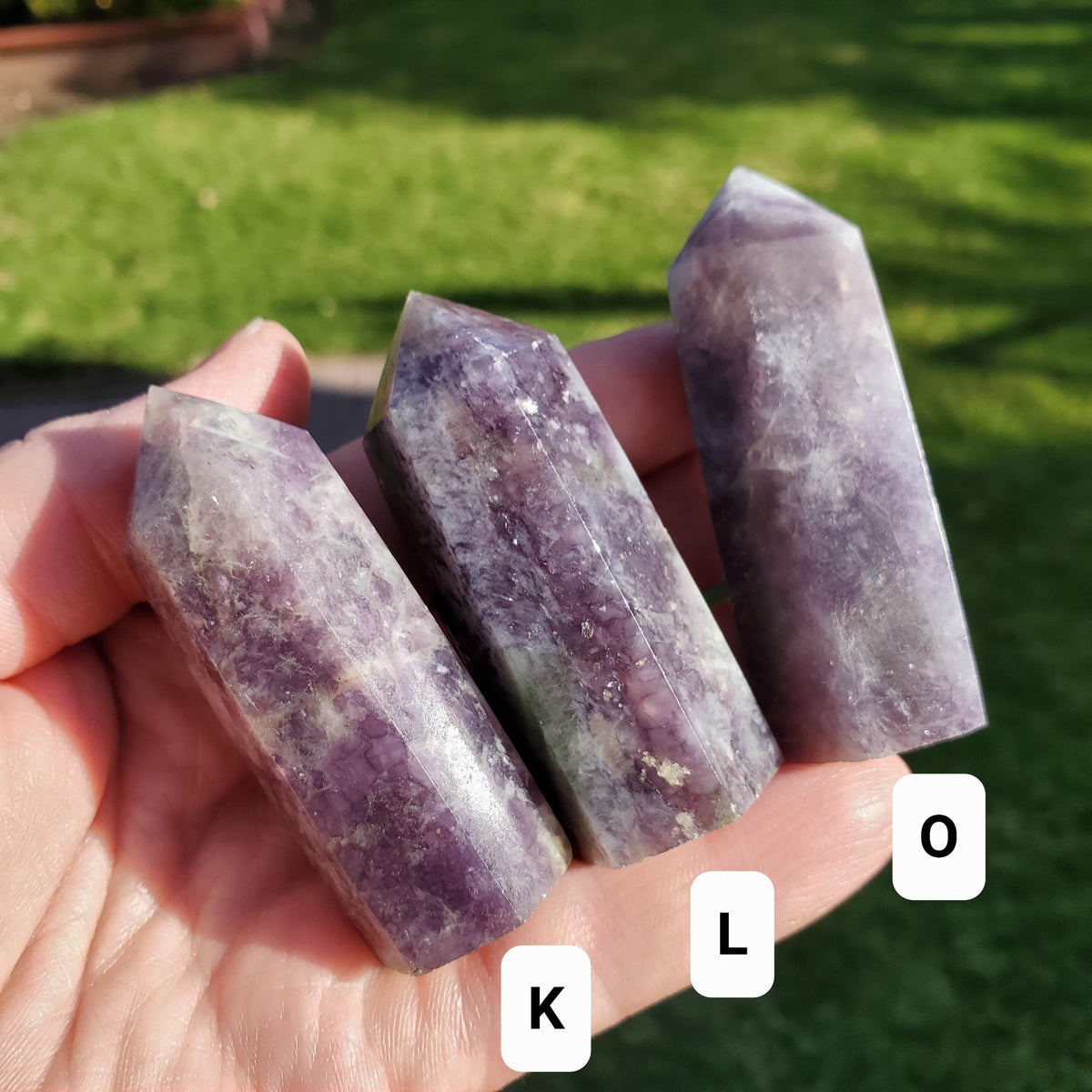Hexagon Unicorn Towers - Supportive, Calm, Emotional Healing - Pink Tourmaline, Lepidolite, Smokey Quartz, and Cleavelandite