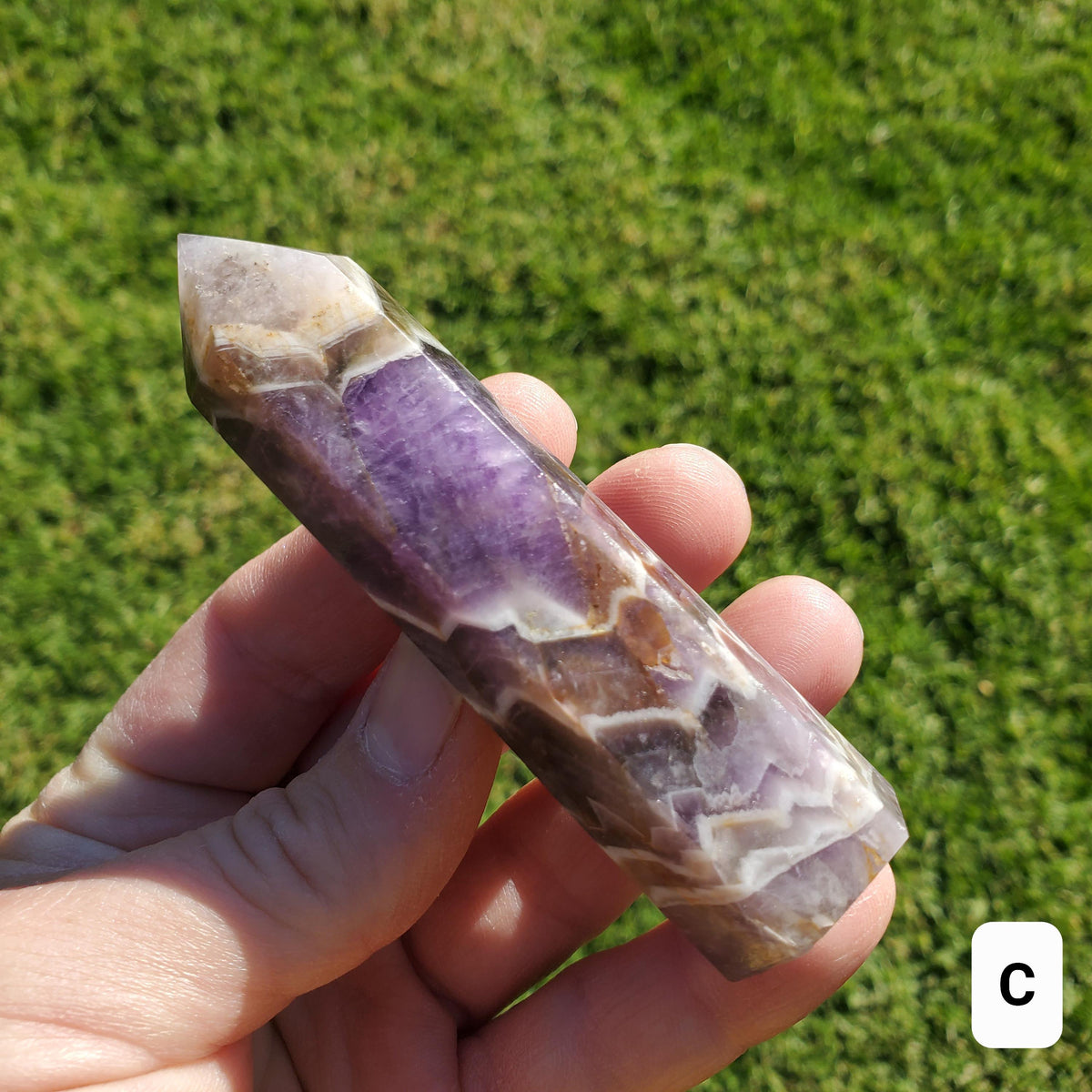 Dream Amethyst Tower - Calming, Energetic Protection, Positivity, Divine Love - Purple Amethyst Generator Crystal Healing Gemstones