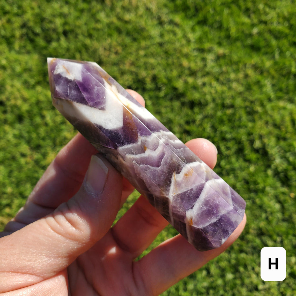 Dream Amethyst Tower - Calming, Energetic Protection, Positivity, Divine Love - Purple Amethyst Generator Crystal Healing Gemstones