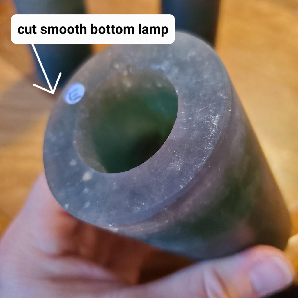 Green Rainbow Fluorite Lamp (2.15" wide) - Mental Clarity, Stability, Energetic Protection - Accent Light Mood Lighting Crystal Stone