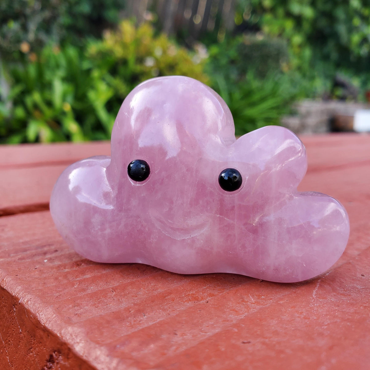 Happy Rose Quartz Cloud - Unconditional Love, Compassion, Kindness, Self Love - Standing Pink Cloud Crystal Stone Healing Gemstones