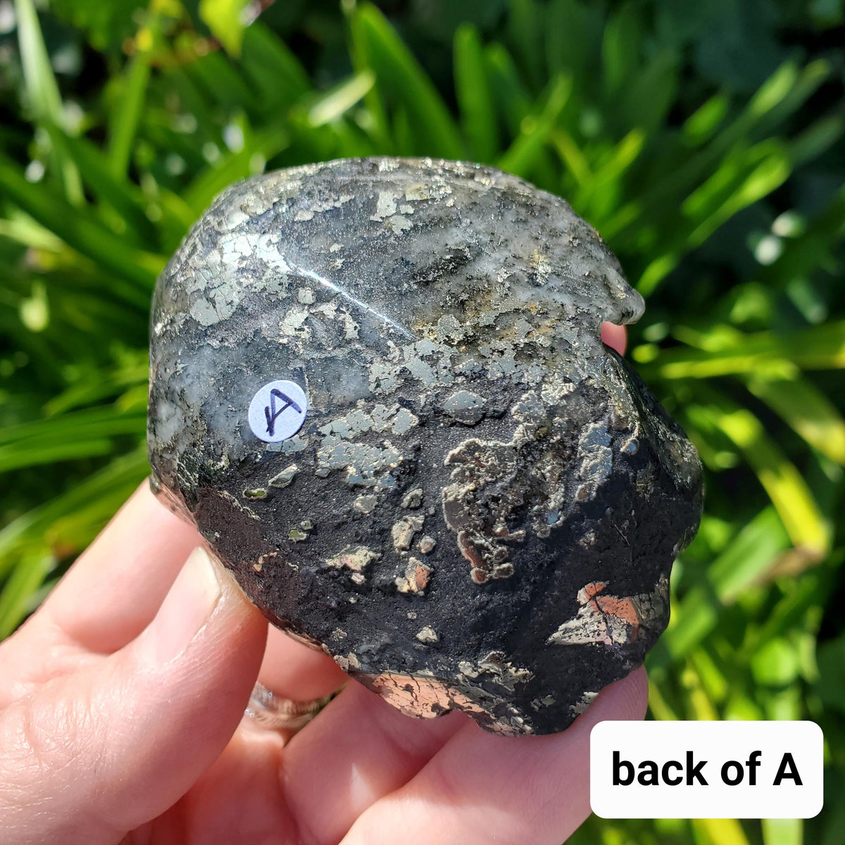 Chunky Pyrite Flower Carving  - Blocks Negativity, Boost Personal Power, Helps Manifestations - Pyrite Crystal Rose Healing Gemstone