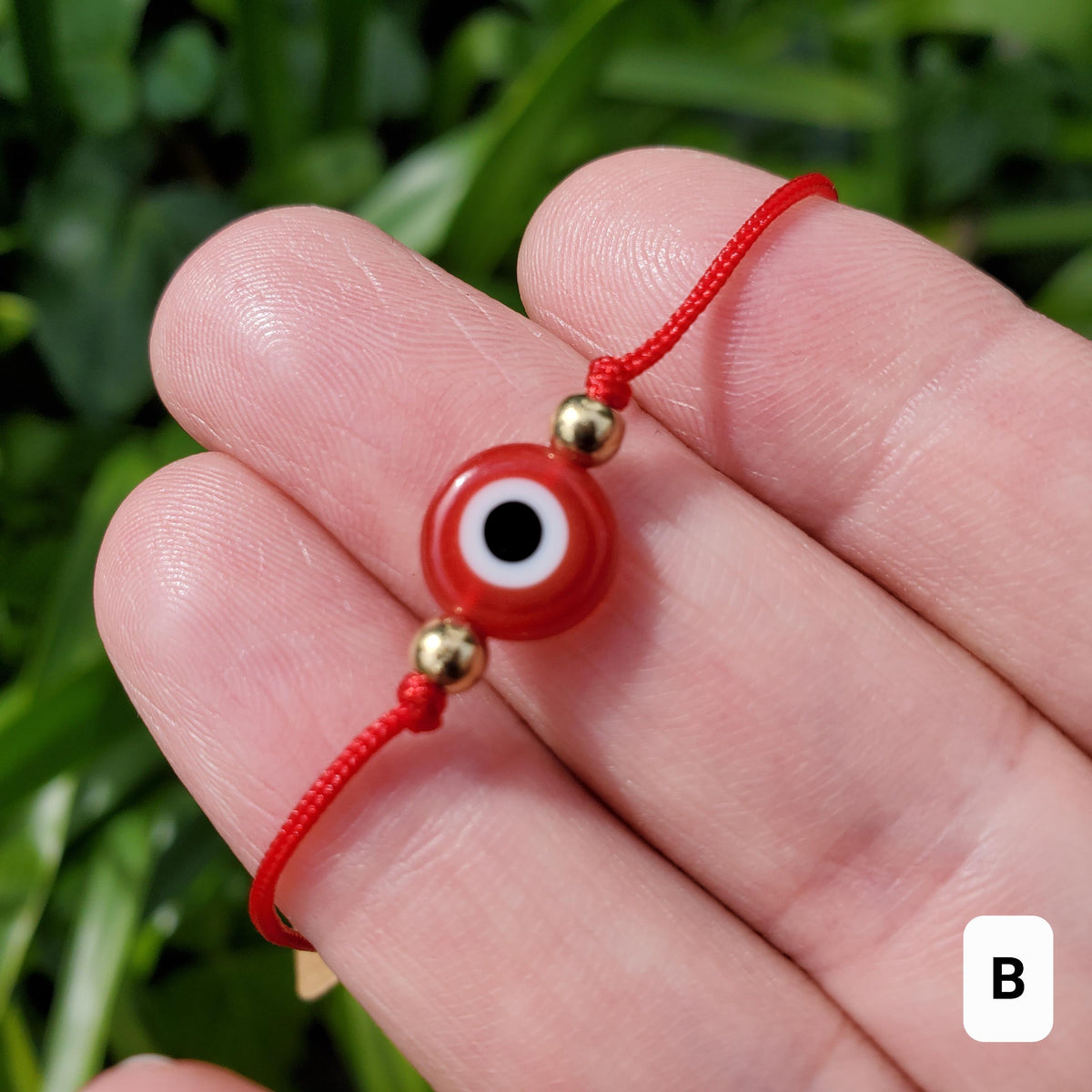 Evil Eye Bracelet - Red or Black String - Protection, Faith, Good Luck, Strength - Red Eye, Black Eye or Blue Eye Handmade Jewelry