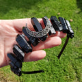 Black Quartz Crystal Crown with Moon - Counteracts Negative, Energizes Positive Energy - Goddess Crown Party Celebration Attire Costume