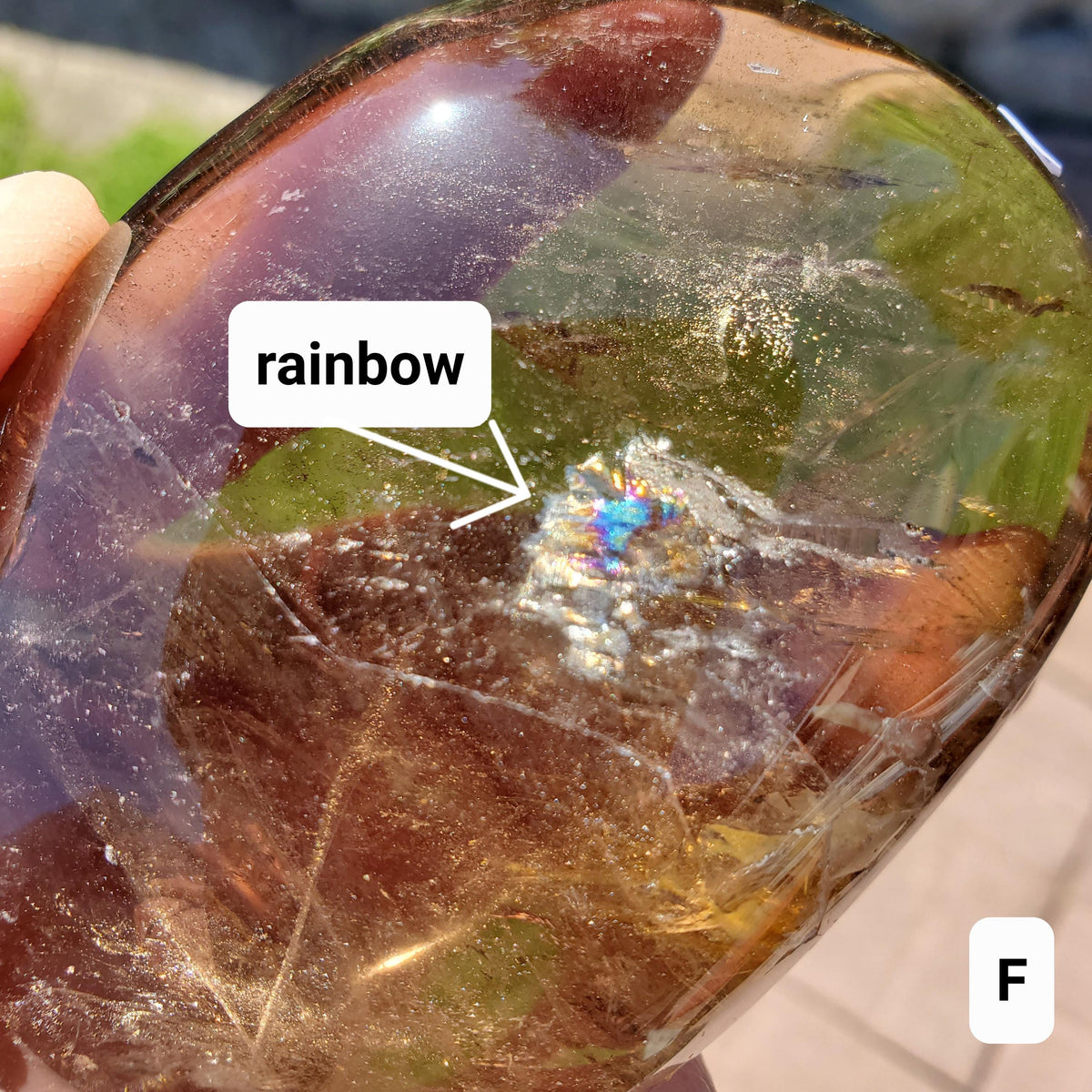Irregular Chunky Smoky Quartz Palm Stone - Grounding, Purifies Your Energy Field - Crystal Hand Stone Healing Gemstone Dark Color