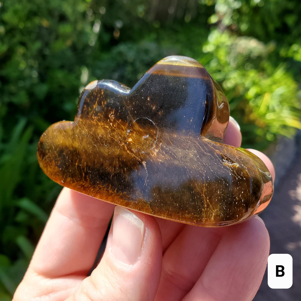 Tiger Eye Cloud - Courage, Motivation, Confidence, Grounding, Energetic Protection, Energy - Tigers Eye Crystal Healing Cloud Gemstone