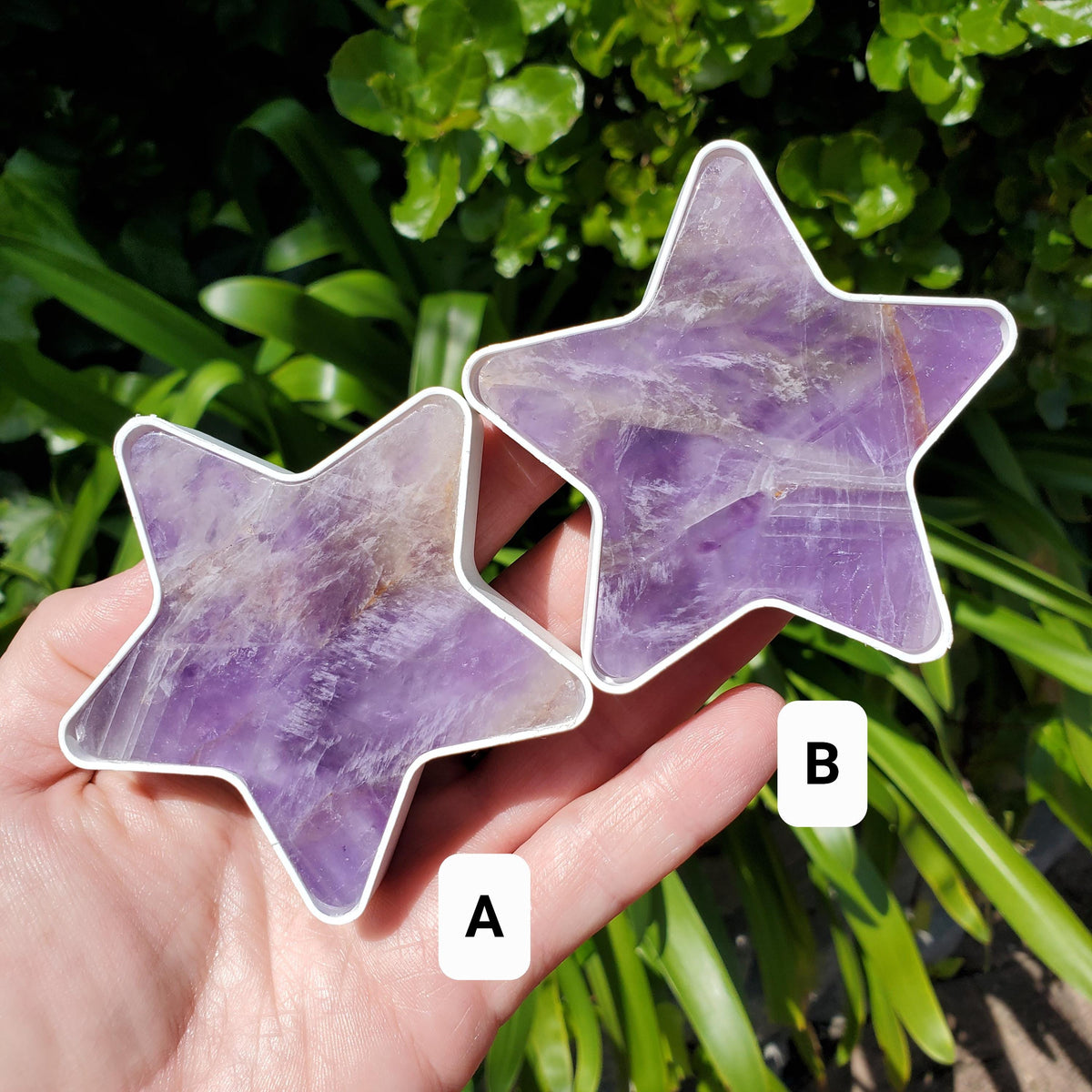 Dream Amethyst Star Plug-In Light - Calming, Energetic Protection, Positivity, Divine Love - Purple Crystal Star Room Decor Accent