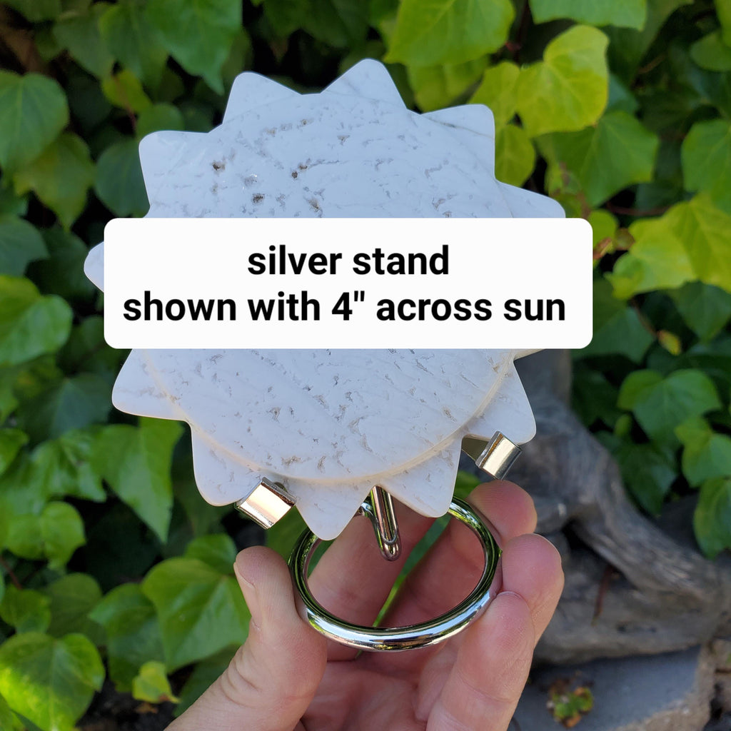 Small Metal Stand for Crystals - STAND ONLY - To Display Your Crystal Hearts, Carvings, Palms and More - Size Details in Description
