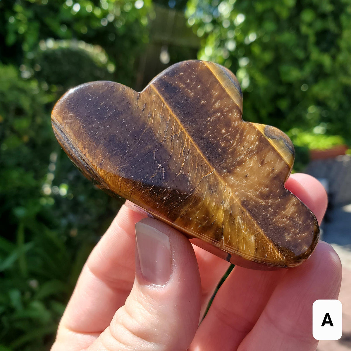 Tiger Eye Cloud - Courage, Motivation, Confidence, Grounding, Energetic Protection, Energy - Tigers Eye Crystal Healing Cloud Gemstone