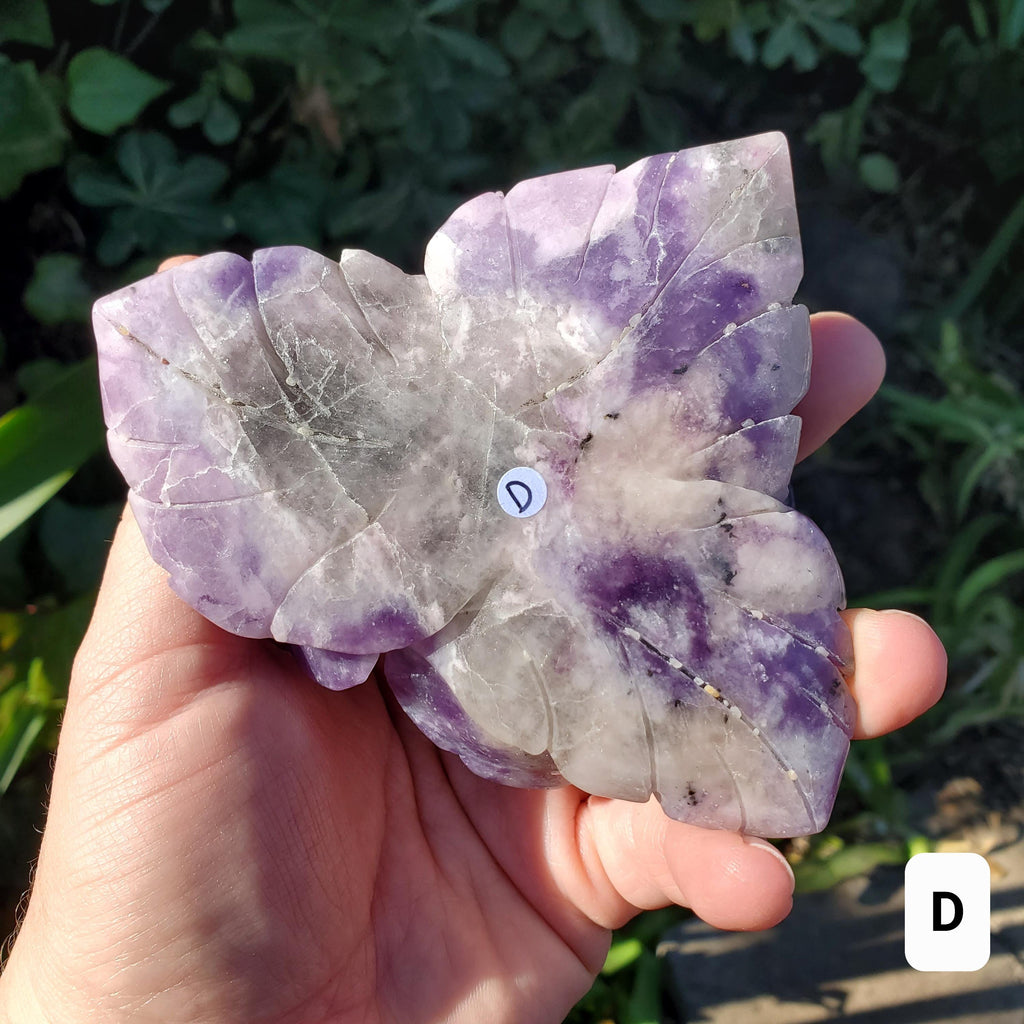 Big Lepidolite Flower - Transitions, Stress Relief, Calming - Purple Rose Carving Lepidolite Healing Stone Statement Piece