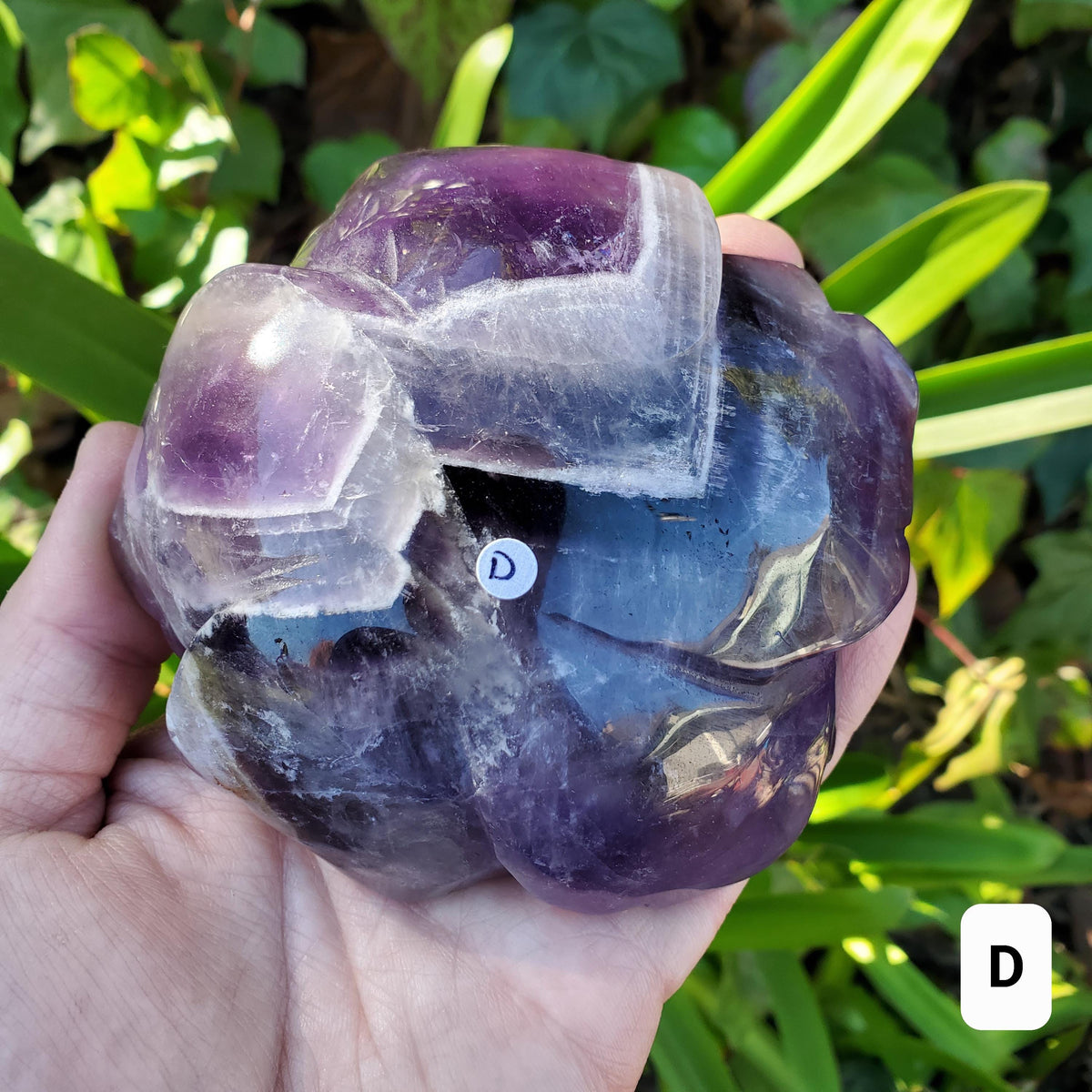 Big Dream Amethyst Flower - Calming, Energetic Protection, Positivity, Spiritual Connection - Purple Amethyst Rose Statement Crystal Healing