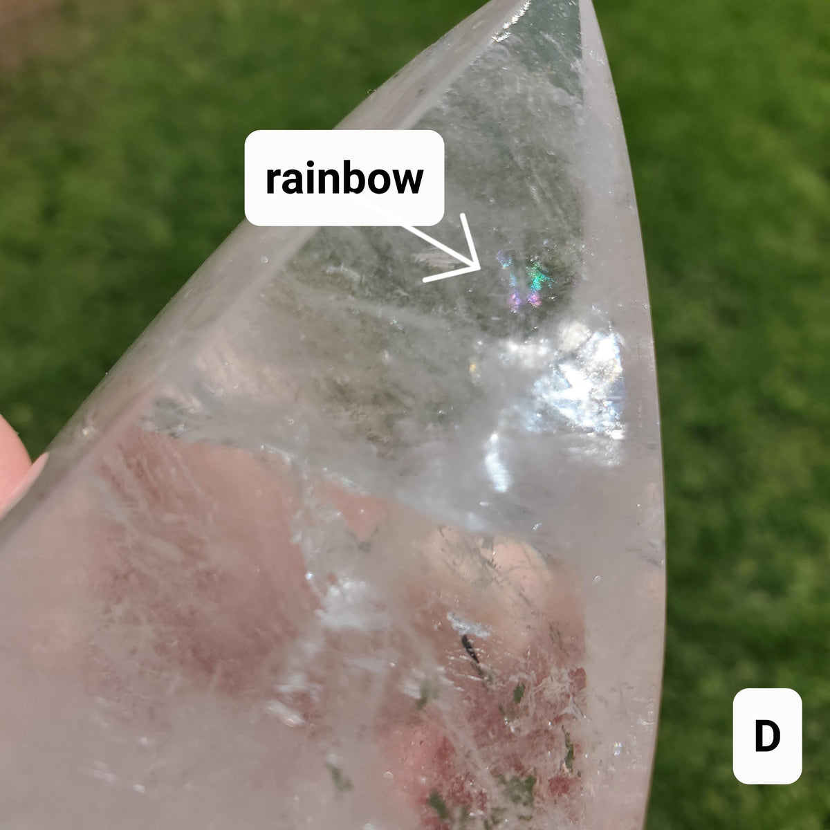 Chunky Clear Quartz Flame - Counteracts Negativity, Energizes Positive Energy, Cleanses The Aura - Standing Quartz Crystal Point Gemstone