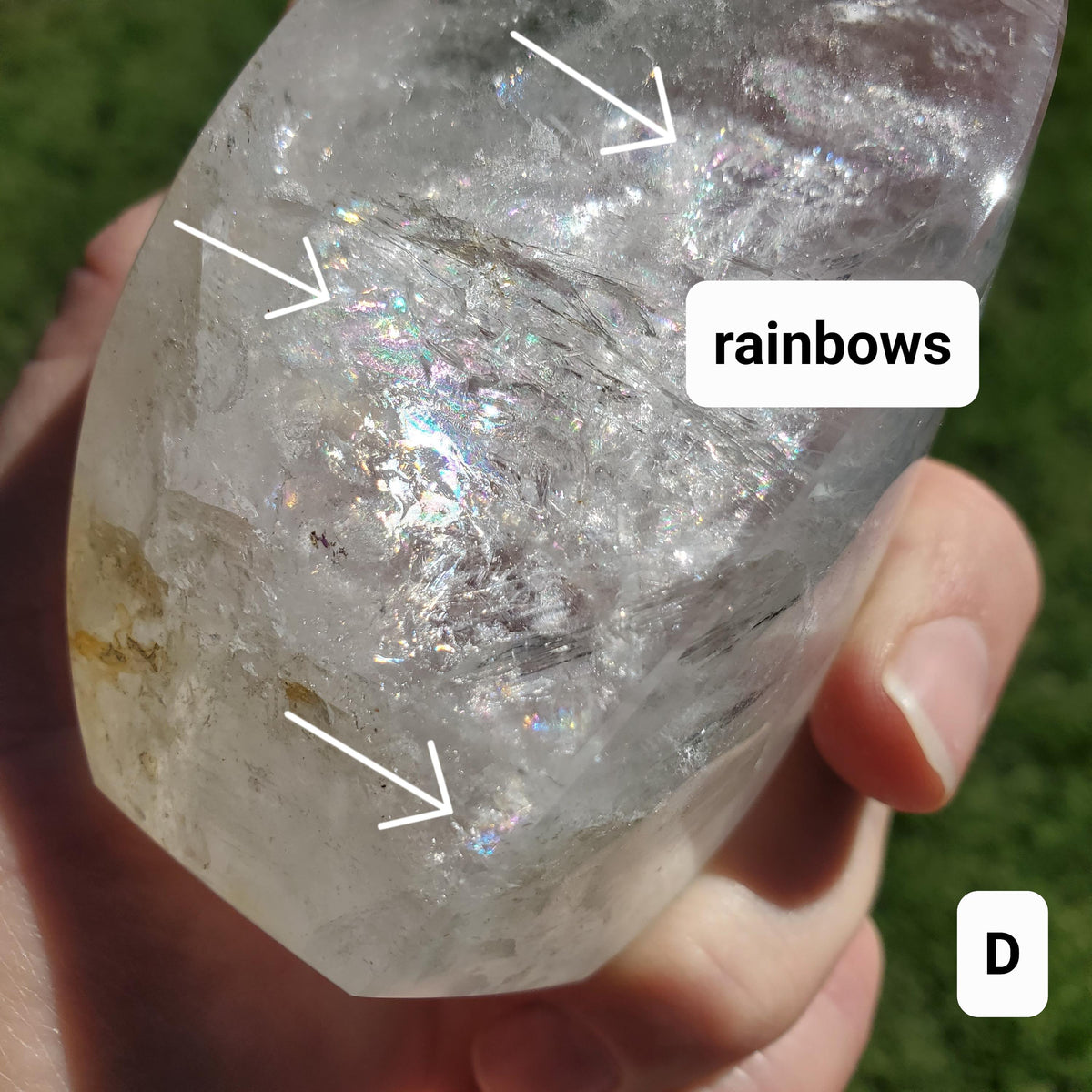 Chunky Clear Quartz Flame - Counteracts Negativity, Energizes Positive Energy, Cleanses The Aura - Standing Quartz Crystal Point Gemstone