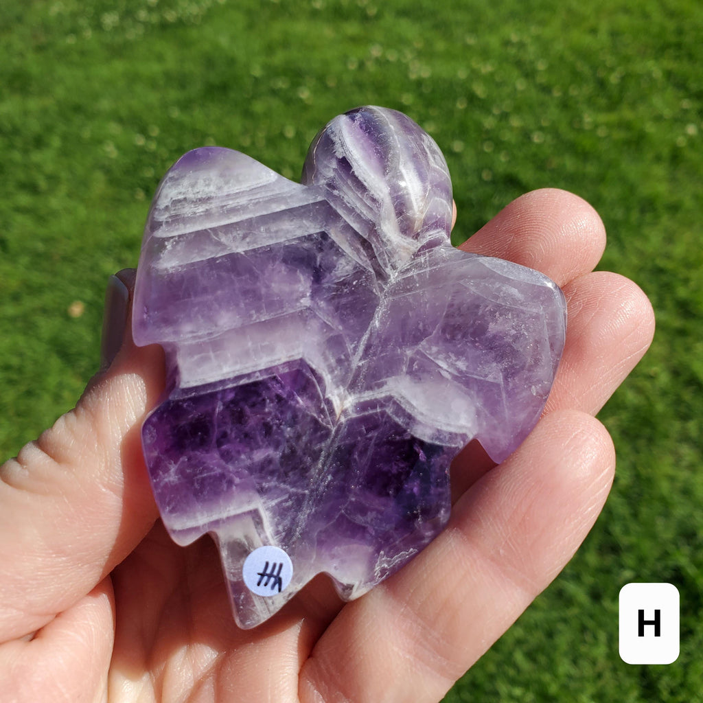 Dream Amethyst Turtle - Calming, Grounding, Energetic Protection, Positivity - Purple Amethyst Crystal Turtle Healing Gemstone