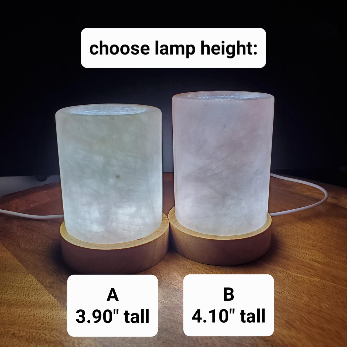 Rose Quartz Accent Light - Unconditional Love, Compassion, Kindness, Self Love - Pink Mood Lamp Crystal Statement Room Decor Night Light
