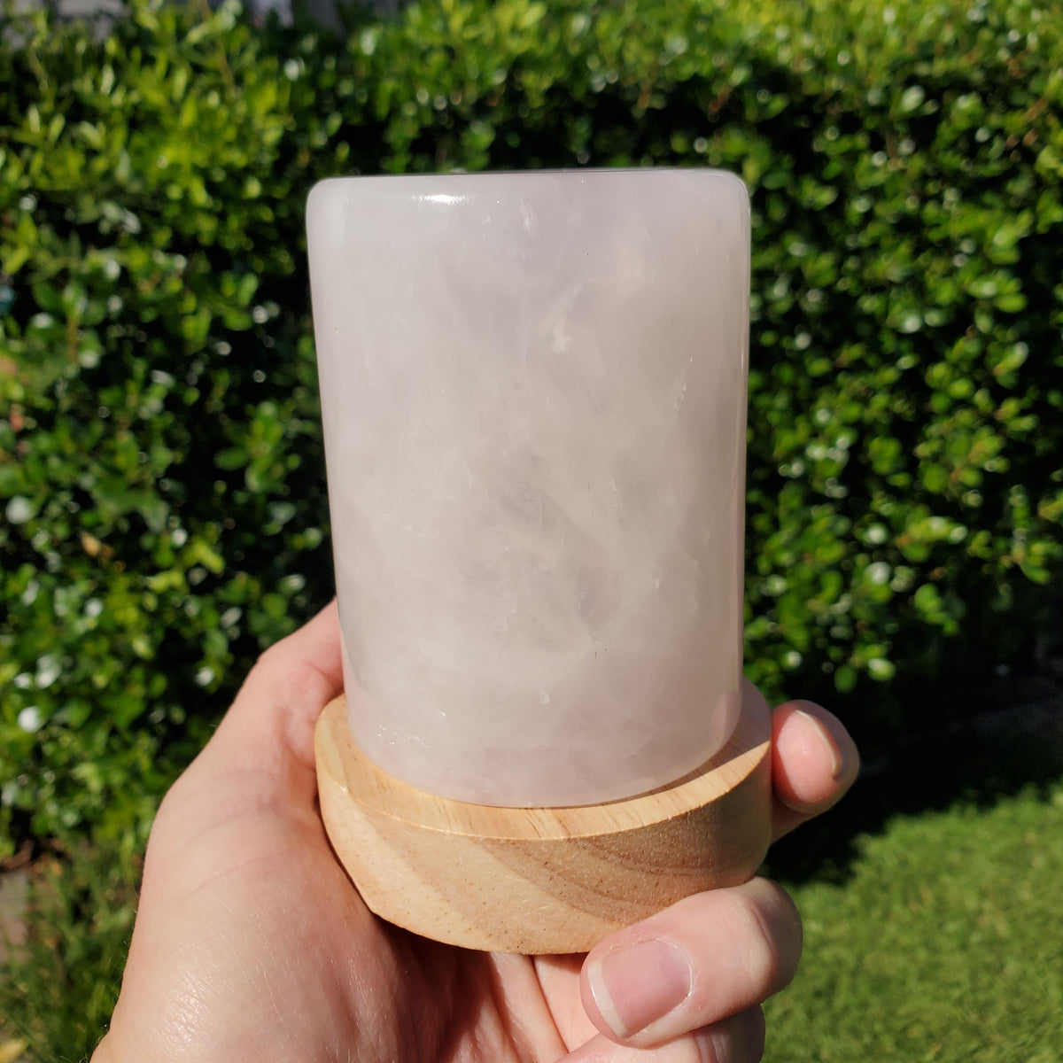 Rose Quartz Accent Light - Unconditional Love, Compassion, Kindness, Self Love - Pink Mood Lamp Crystal Statement Room Decor Night Light
