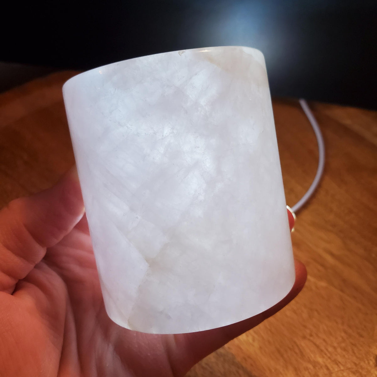 Rose Quartz Accent Light - Unconditional Love, Compassion, Kindness, Self Love - Pink Mood Lamp Crystal Statement Room Decor Night Light