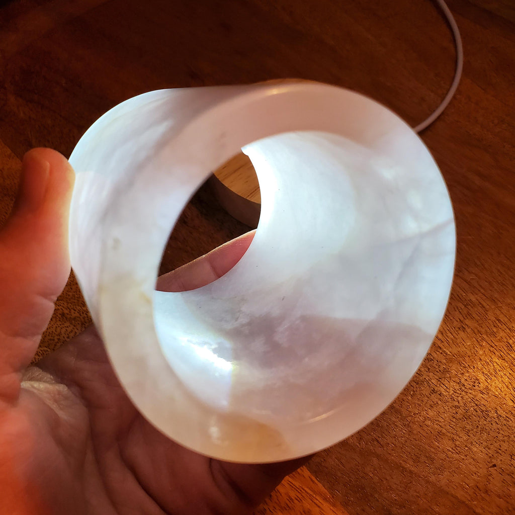 Rose Quartz Accent Light - Unconditional Love, Compassion, Kindness, Self Love - Pink Mood Lamp Crystal Statement Room Decor Night Light