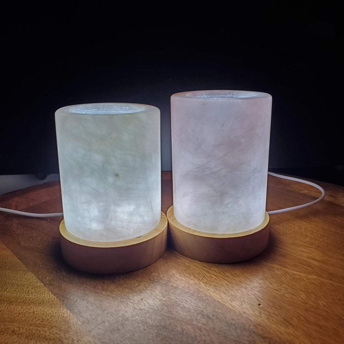 Rose Quartz Accent Light - Unconditional Love, Compassion, Kindness, Self Love - Pink Mood Lamp Crystal Statement Room Decor Night Light