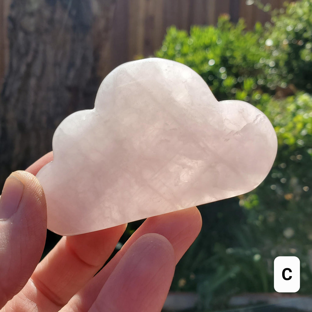Rose Quartz Cloud - Unconditional Love, Compassion, Kindness, Self Love - Standing Pink Cloud Crystal Stone Healing Gemstones