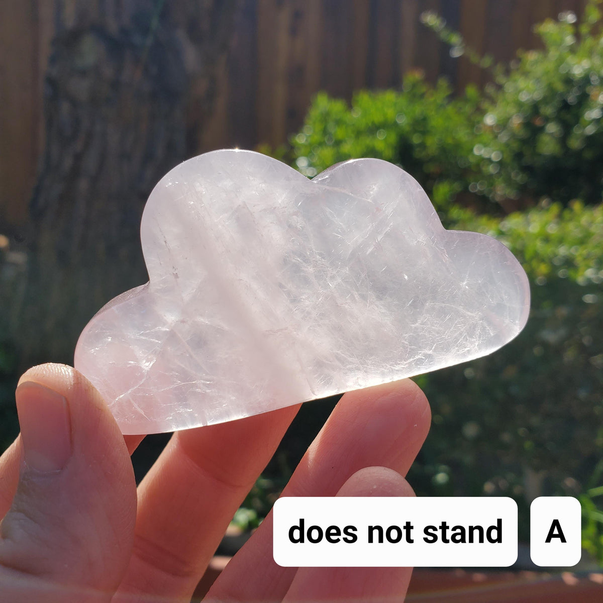 Rose Quartz Cloud - Unconditional Love, Compassion, Kindness, Self Love - Standing Pink Cloud Crystal Stone Healing Gemstones