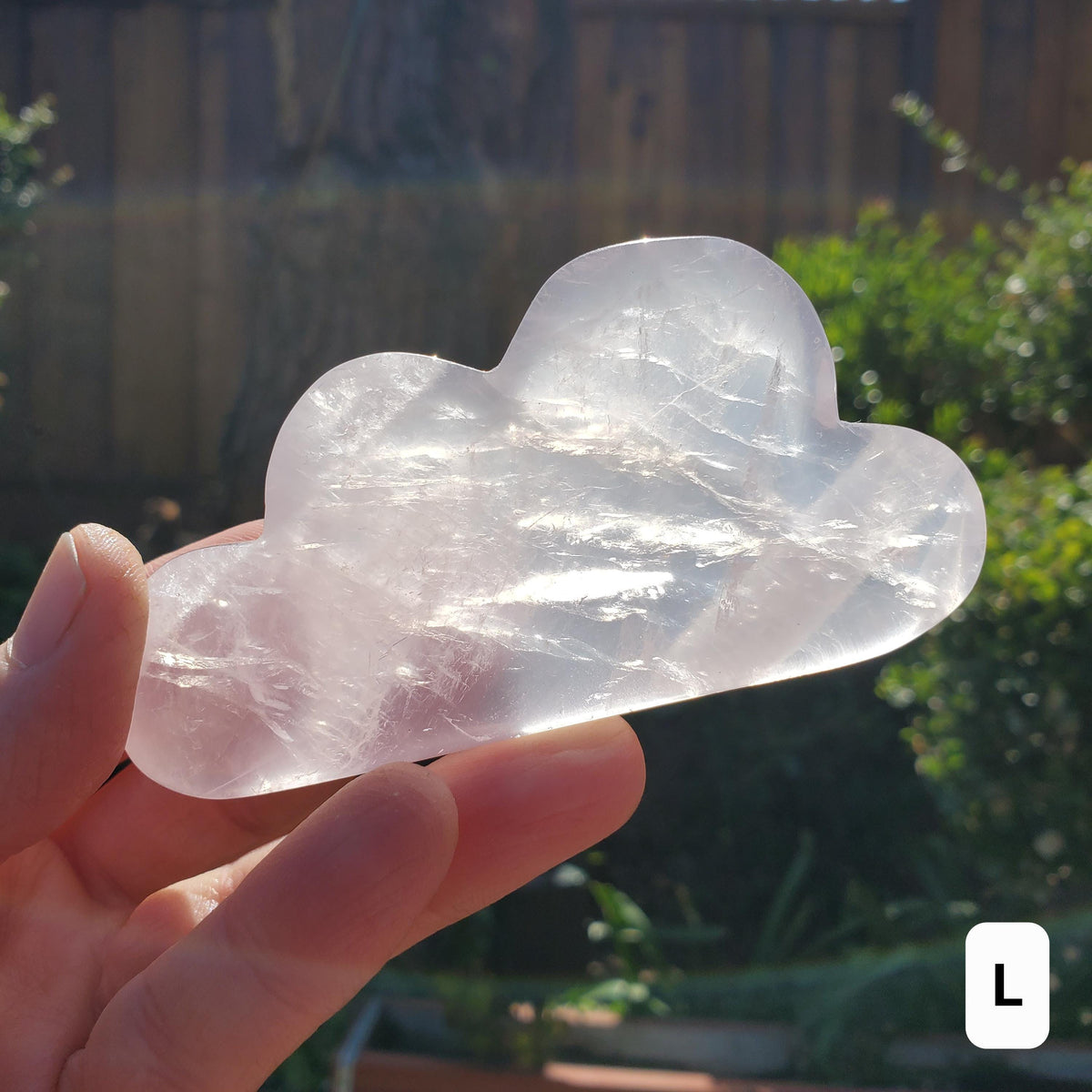 Rose Quartz Cloud - Unconditional Love, Compassion, Kindness, Self Love - Standing Pink Cloud Crystal Stone Healing Gemstones