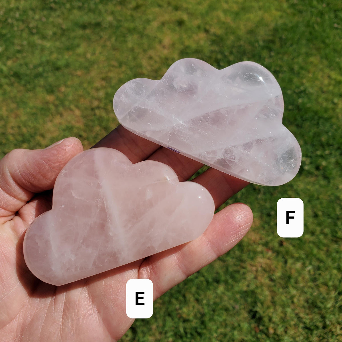 Rose Quartz Cloud - Unconditional Love, Compassion, Kindness, Self Love - Standing Pink Cloud Crystal Stone Healing Gemstones