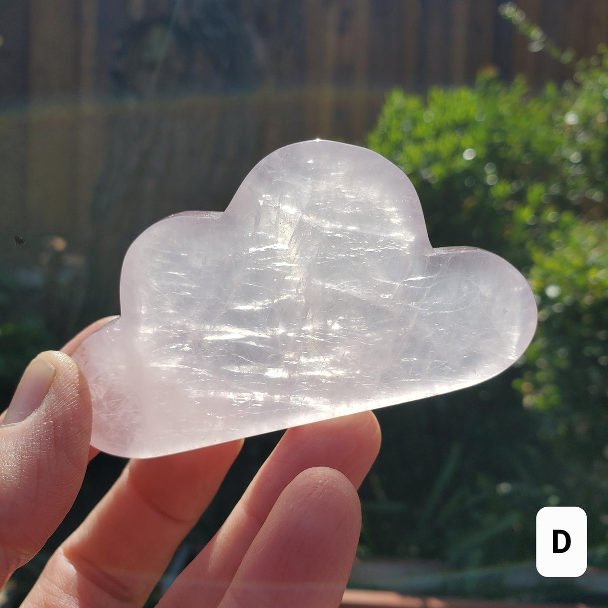 Rose Quartz Cloud - Unconditional Love, Compassion, Kindness, Self Love - Standing Pink Cloud Crystal Stone Healing Gemstones