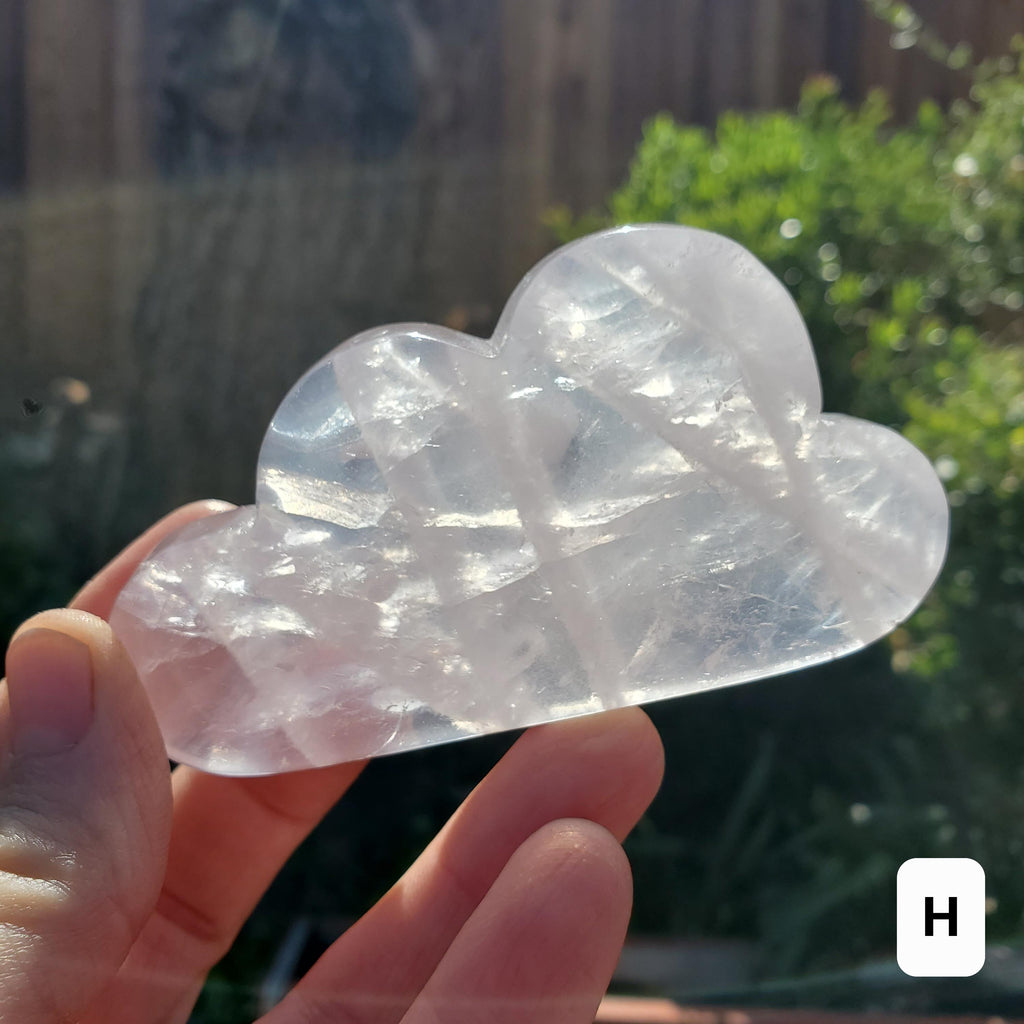 Rose Quartz Cloud - Unconditional Love, Compassion, Kindness, Self Love - Standing Pink Cloud Crystal Stone Healing Gemstones