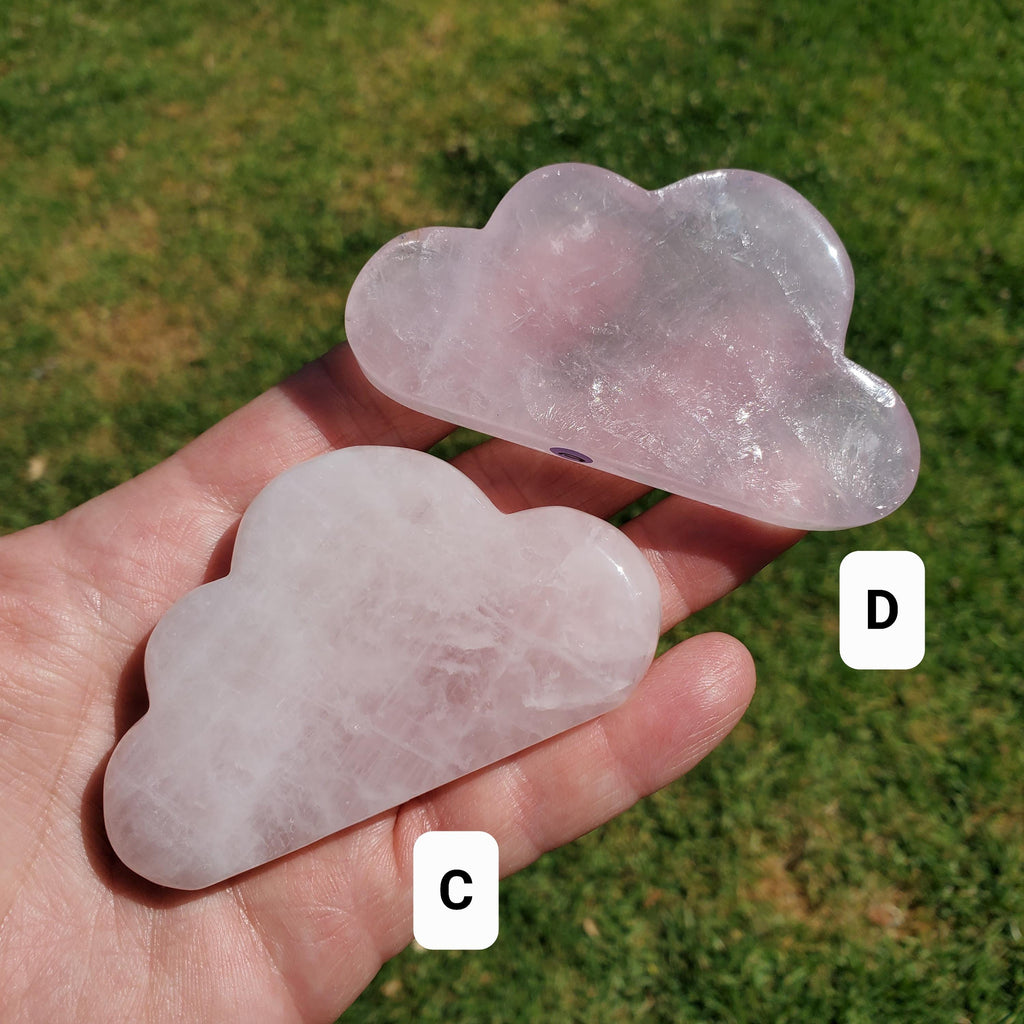Rose Quartz Cloud - Unconditional Love, Compassion, Kindness, Self Love - Standing Pink Cloud Crystal Stone Healing Gemstones