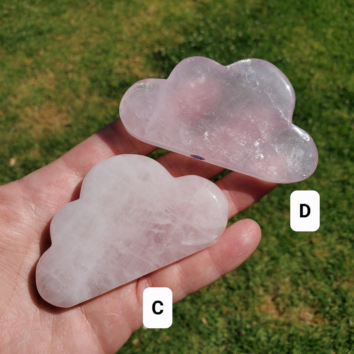 Rose Quartz Cloud - Unconditional Love, Compassion, Kindness, Self Love - Standing Pink Cloud Crystal Stone Healing Gemstones