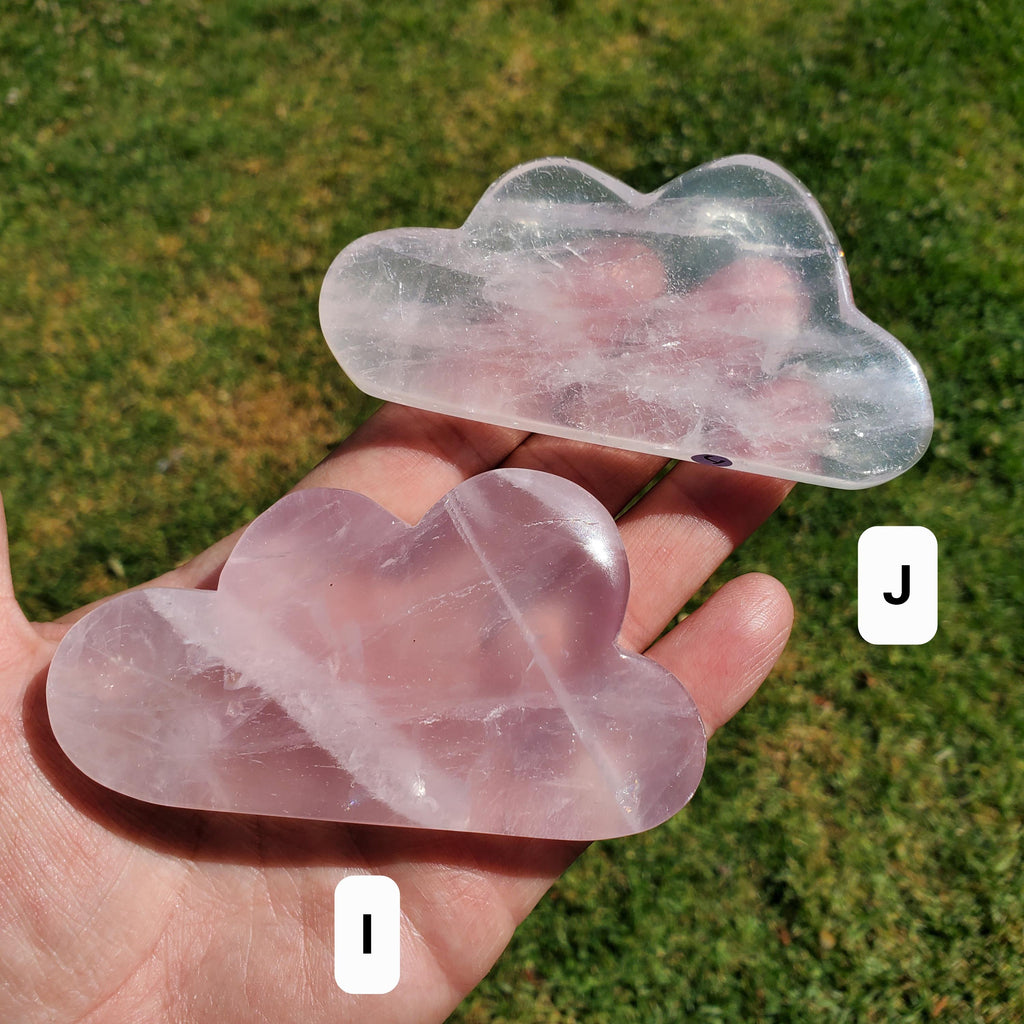 Rose Quartz Cloud - Unconditional Love, Compassion, Kindness, Self Love - Standing Pink Cloud Crystal Stone Healing Gemstones