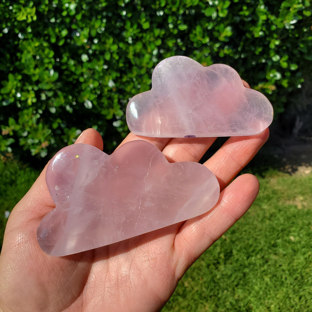 Rose Quartz Cloud - Unconditional Love, Compassion, Kindness, Self Love - Standing Pink Cloud Crystal Stone Healing Gemstones