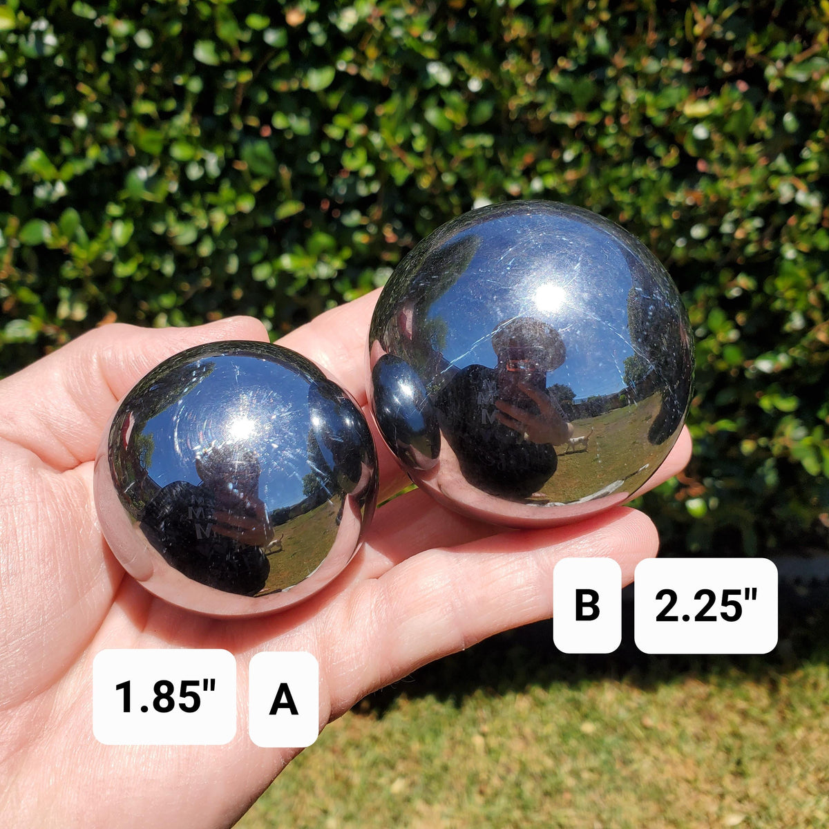 Terahertz Sphere - Creativity, Helps Clear Your Mind, Energizes Inner Body, Promotes Bloodflow - Silver Crystal Ball Healing Gemstones