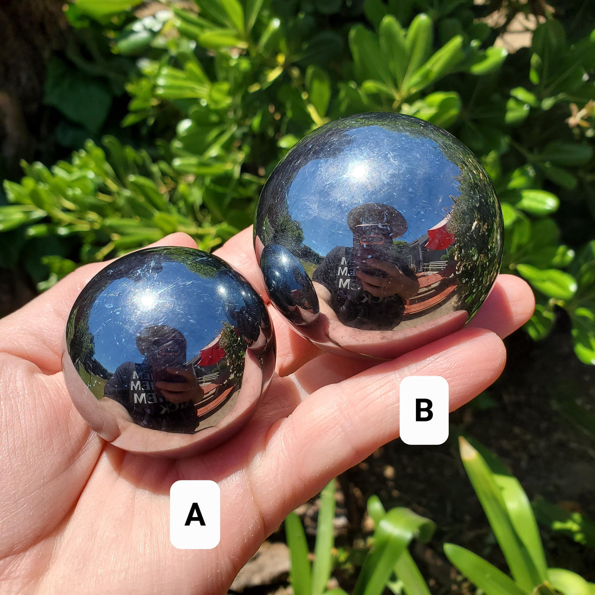 Terahertz Sphere - Creativity, Helps Clear Your Mind, Energizes Inner Body, Promotes Bloodflow - Silver Crystal Ball Healing Gemstones