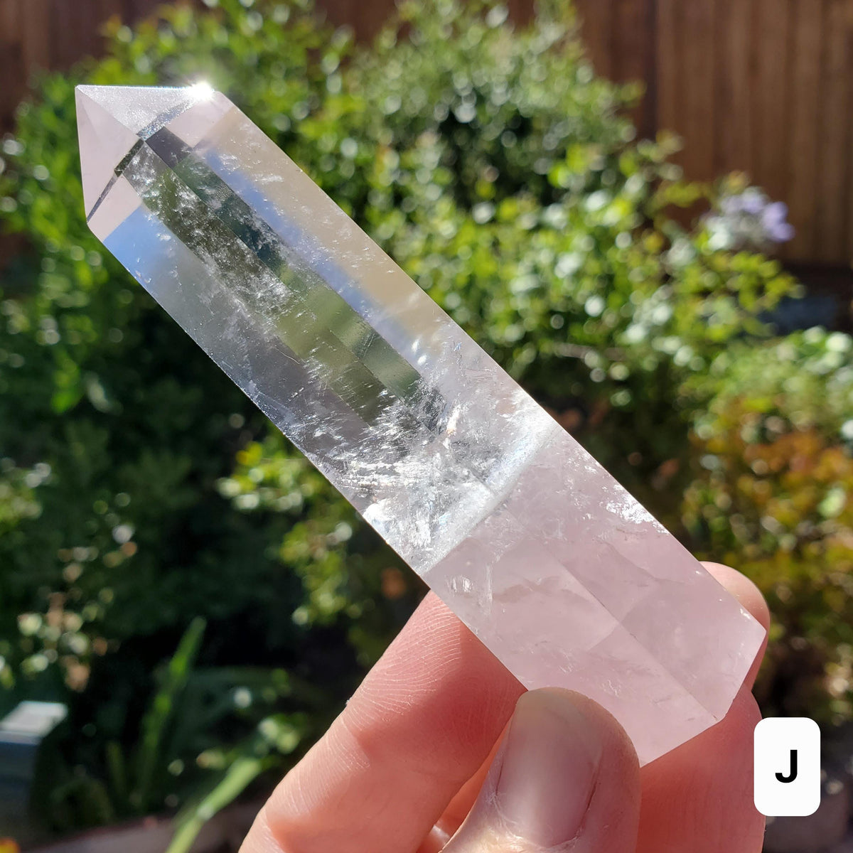 Clear Quartz & Rose Quartz Tower - Unconditional Love, Cleansing, Magnify Intentions - Crystal Point Generator Healing Gemstones