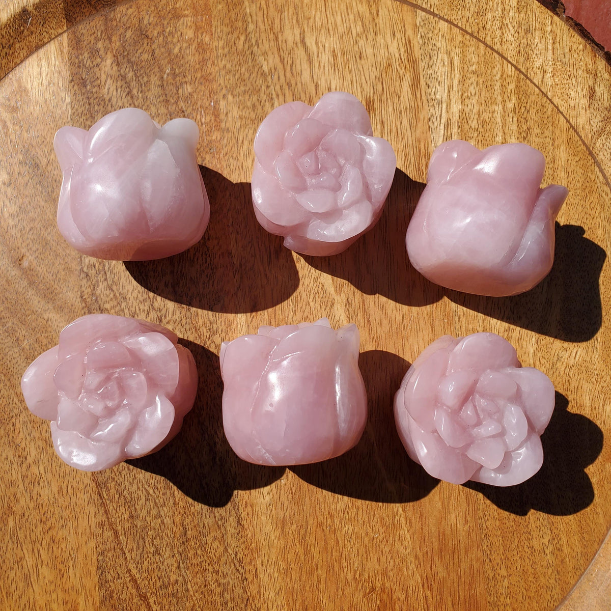 Chunky Standing Rose Quartz Flower Bud - Unconditional Love, Compassion, Self Love - Pink Crystal Rose Stone Healing Crystals Gemstone