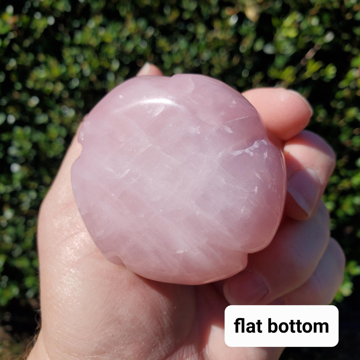 Chunky Standing Rose Quartz Flower Bud - Unconditional Love, Compassion, Self Love - Pink Crystal Rose Stone Healing Crystals Gemstone