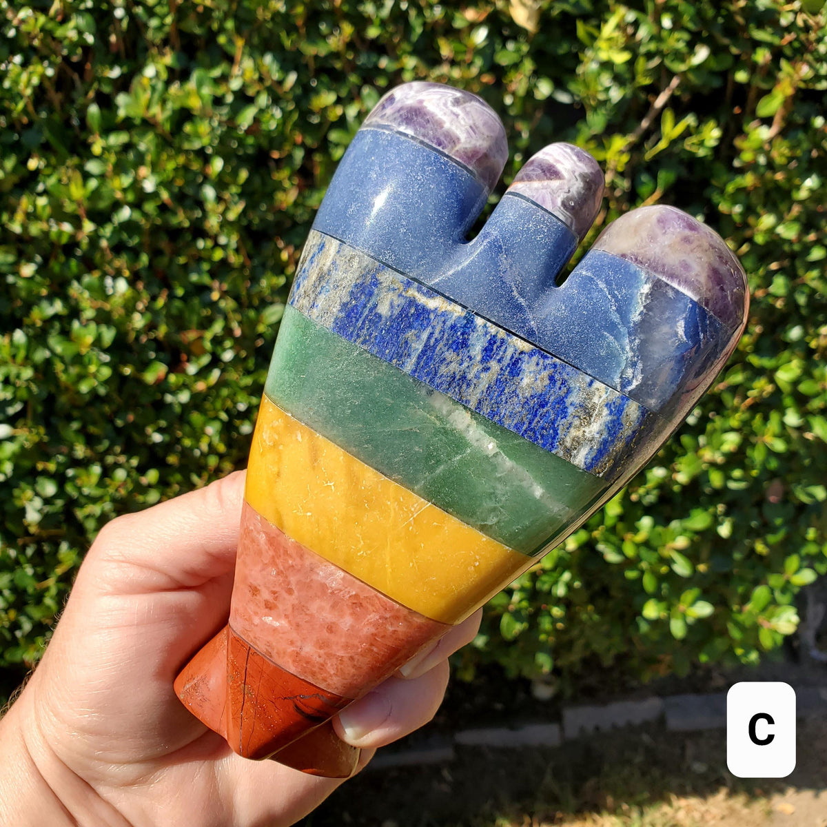 Chunky Chakra Angel - Grounding, Manifestation, Self Reflection, Prosperity, Wisdom, Strength, Awareness - Angel Statement