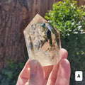 Chunky Citrine Tower with Rainbows - Abundance, Energizing, Creativity, New Beginnings - Golden Quartz Crystal Point Gemstone
