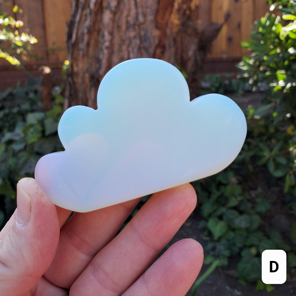 Standing Opalite Cloud - Confidence, Boost Inner Power, Stabilizing - Crystal Cloud Carving Healing Gemstones