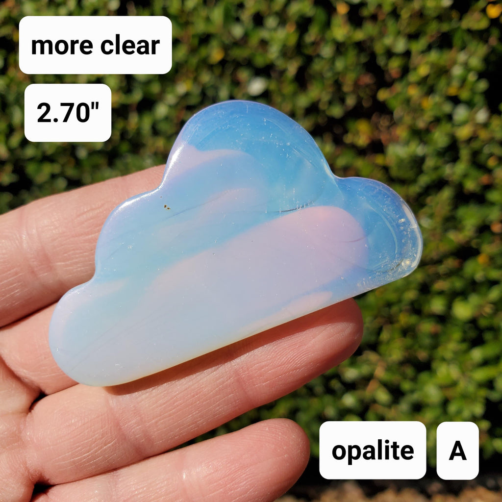 Standing Opalite Cloud - Confidence, Boost Inner Power, Stabilizing - Crystal Cloud Carving Healing Gemstones