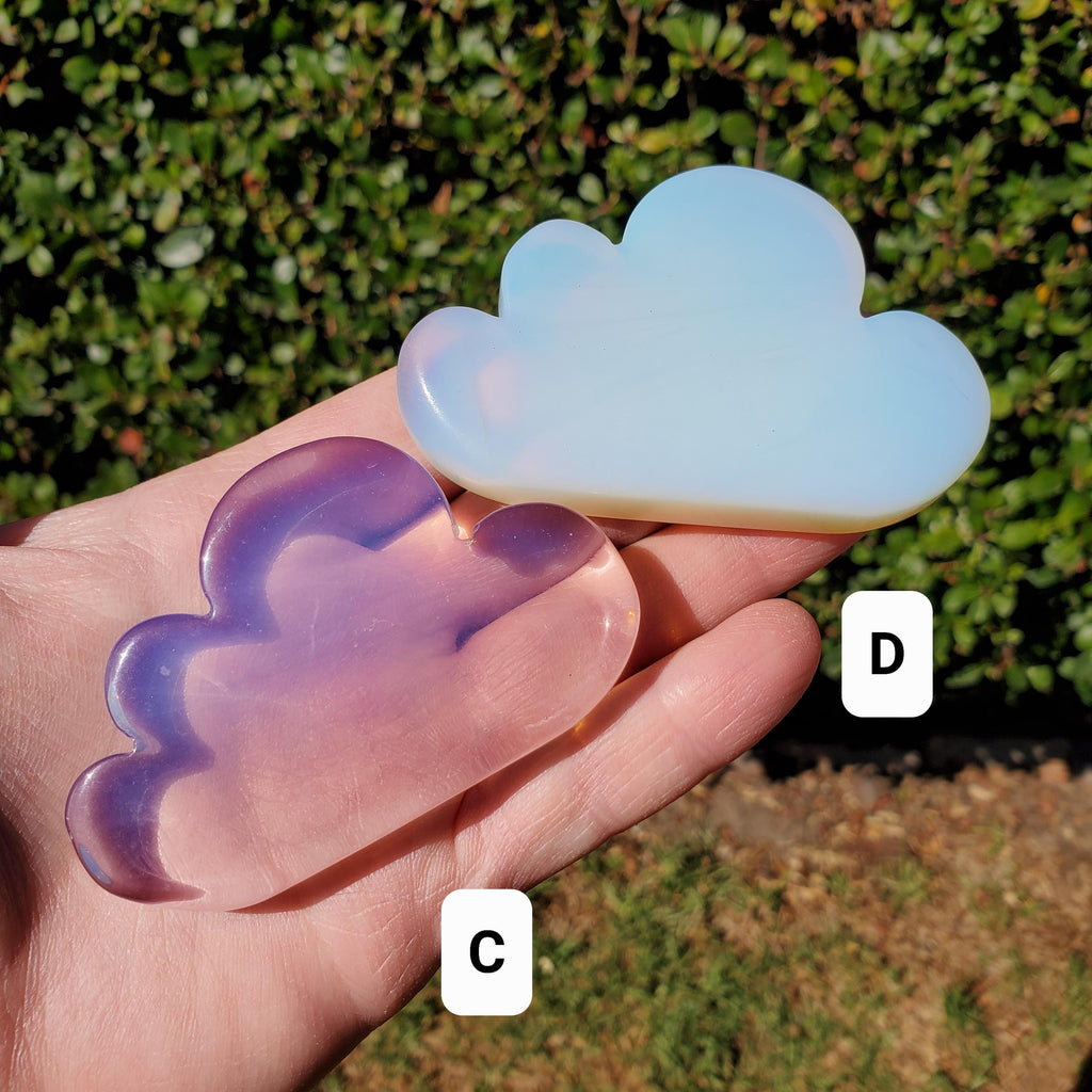 Standing Opalite Cloud - Confidence, Boost Inner Power, Stabilizing - Crystal Cloud Carving Healing Gemstones