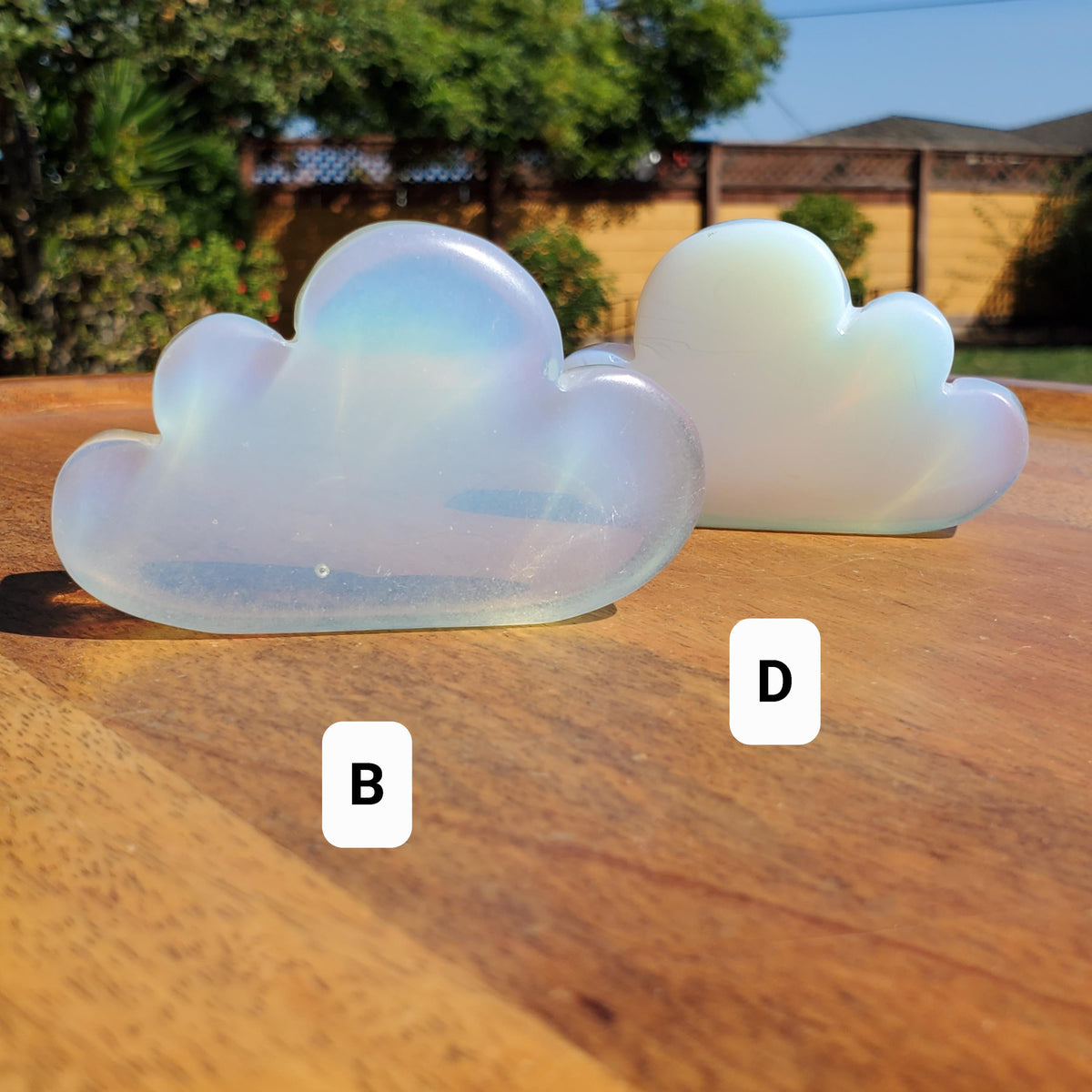 Standing Opalite Cloud - Confidence, Boost Inner Power, Stabilizing - Crystal Cloud Carving Healing Gemstones